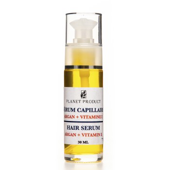 Sérum capillaire à l'huile d'argan et vitamine E