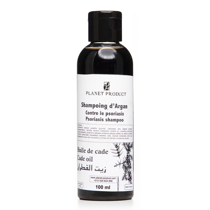 Shampoing anti psoriasis à l'huile de cade