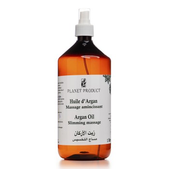 Huile d'argan massage amincissant