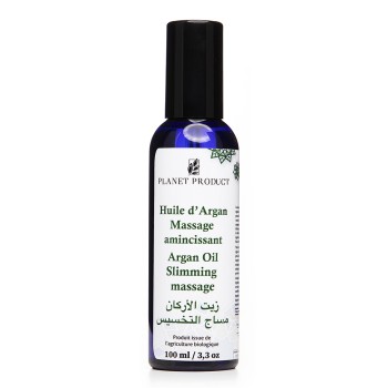 Huile d'argan massage amincissant