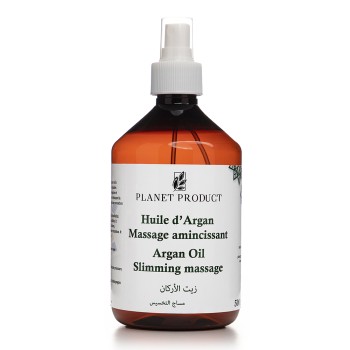 Huile d'argan massage amincissant