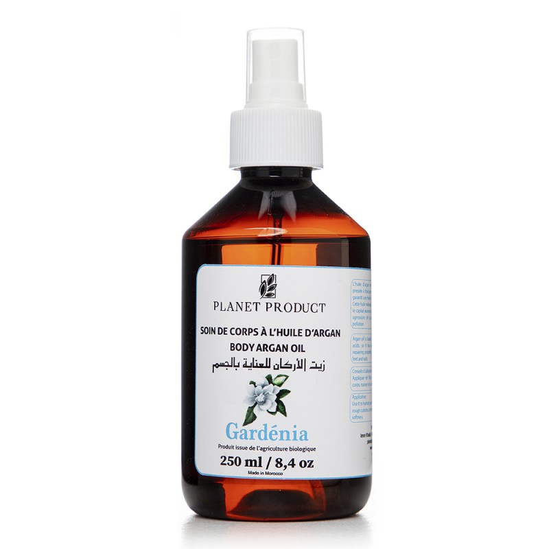 Huile d’Argan, parfumée au Gardenia