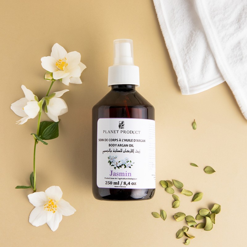 Argan oil scented with jasmine